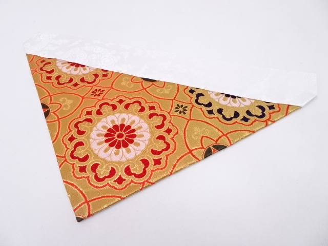 K100　未使用品　本金金襴打敷